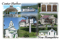 Center Harbor, NH - Collage - Square Format